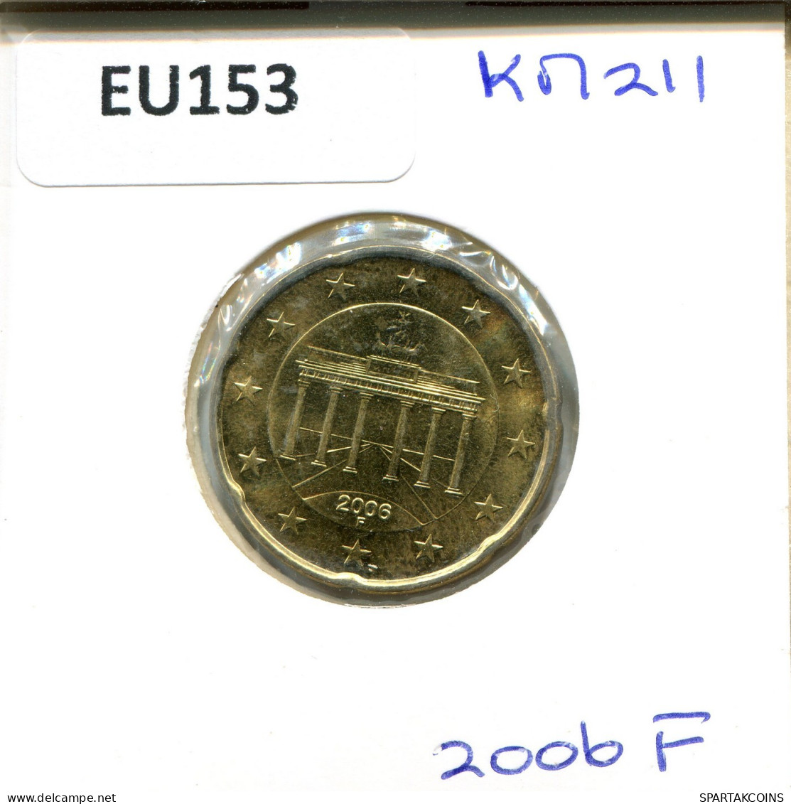 20 EURO CENTS 2006 GERMANY Coin #EU153.U.A - Germany