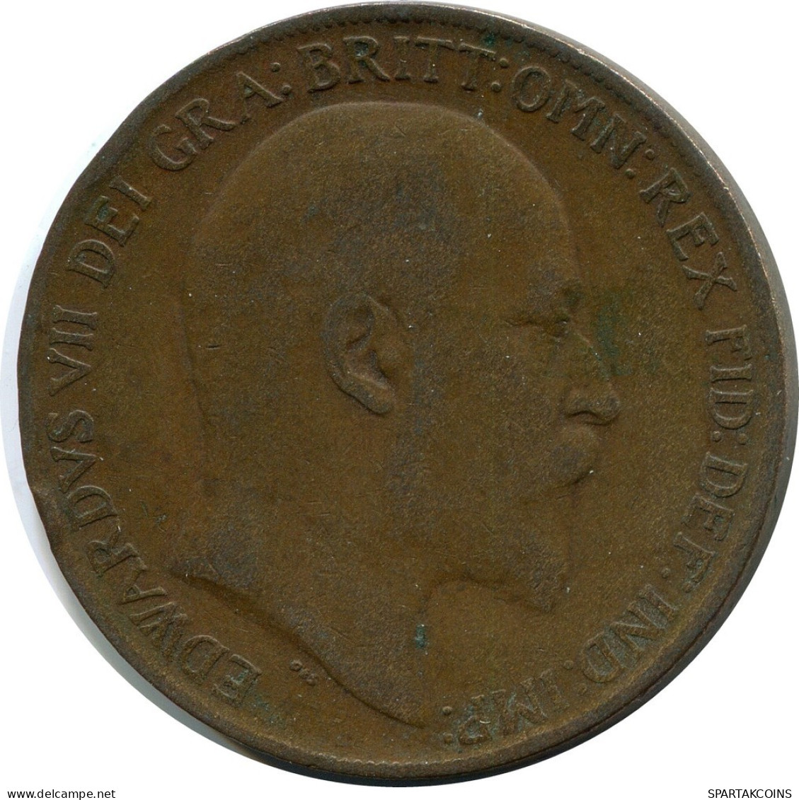 PENNY 1909 UK GBAN BRETAÑA GREAT BRITAIN Moneda #BB004.E.A - D. 1 Penny