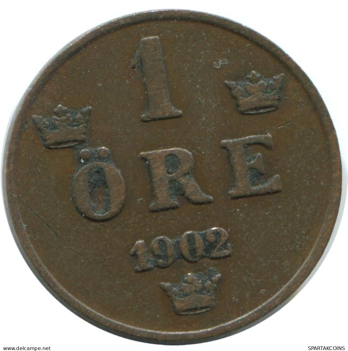 1 ORE 1902 SUECIA SWEDEN Moneda #AD368.2.E.A - Suède
