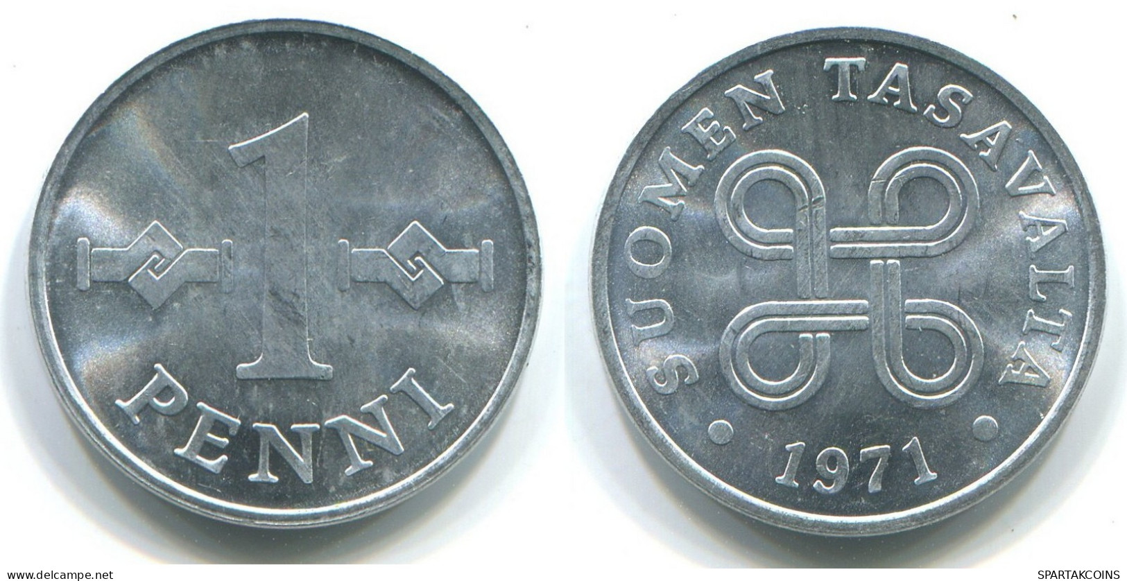 1 PENNI 1971 FINLANDIA FINLAND Moneda #WW1122.E.A - Finlande