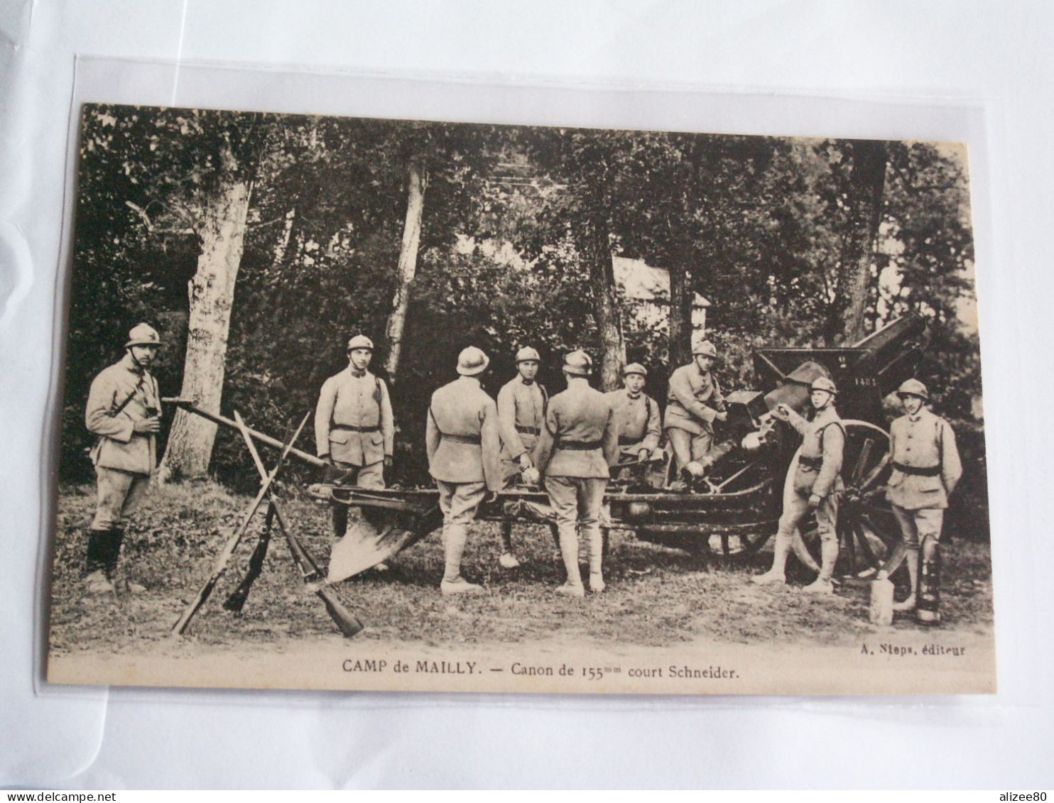 CPA  GUERRE  14/18  -- CAMP  DE  MAILLY - Matériel