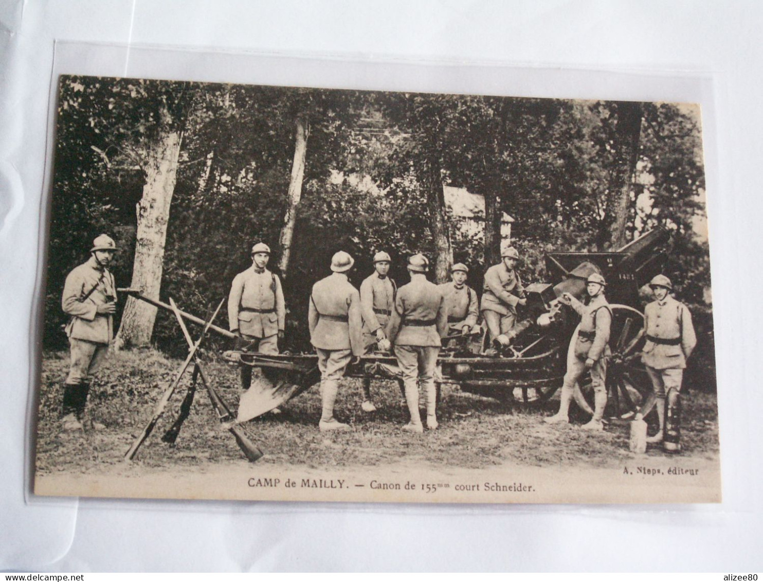 CPA  GUERRE  14/18  -- CAMP  DE  MAILLY - Equipment