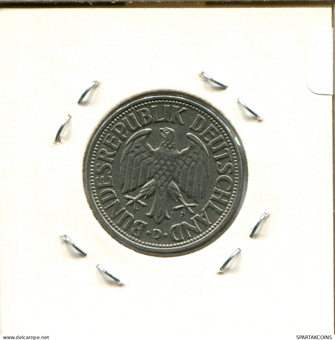 1 DM 1962 D BRD ALEMANIA Moneda GERMANY #DB731.E.A - 1 Mark