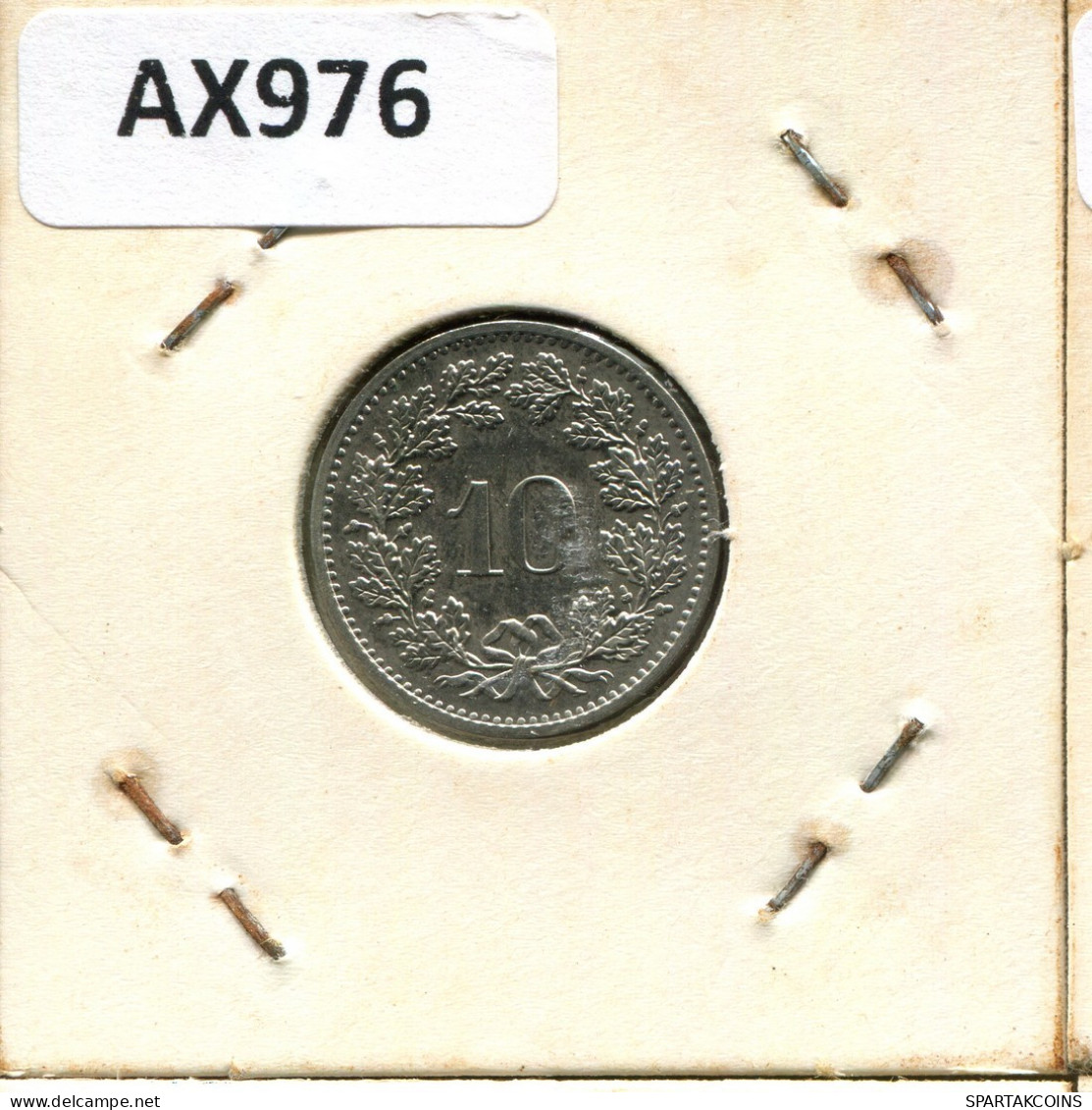 10 RAPPEN 1982 SUIZA SWITZERLAND Moneda #AX976.3.E.A - Other & Unclassified