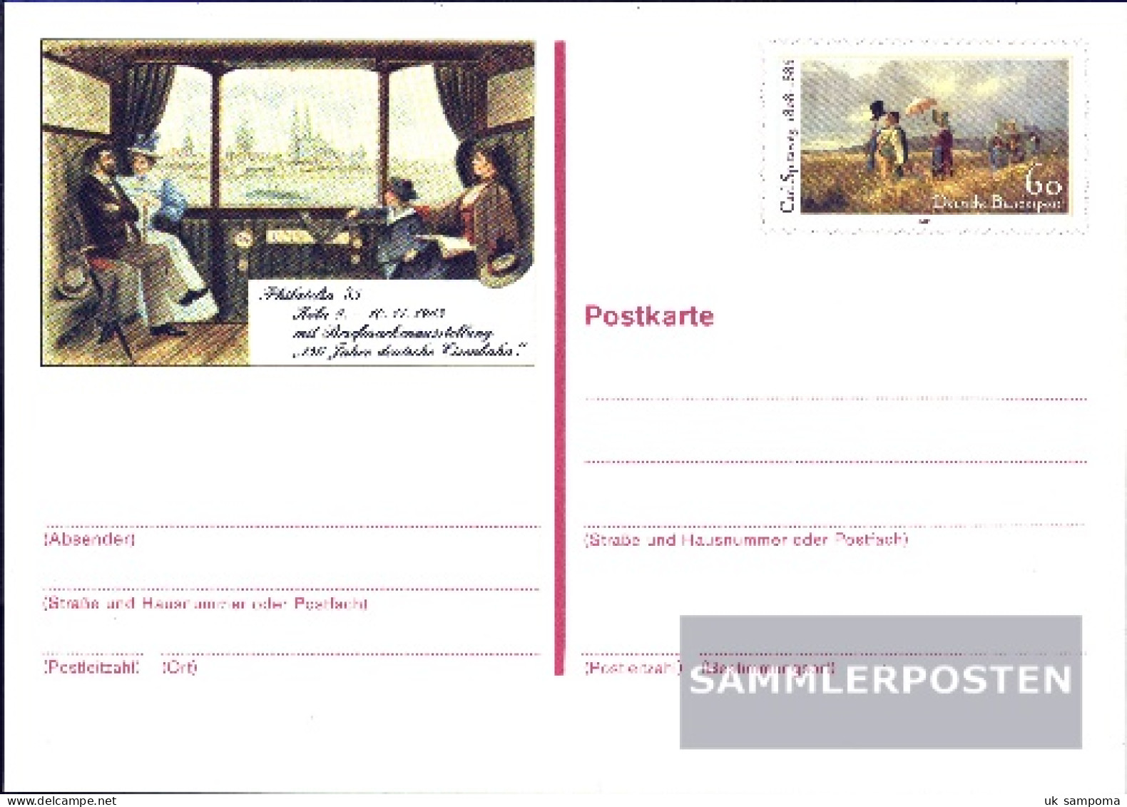 FRD (FR.Germany) PSo11 Special Postcards Gefälligkeitsgestempelt Used 1985 Hikers - Autres & Non Classés