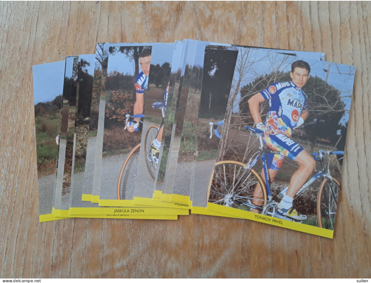 24  Cartes  Officielles GB- Mapei Serie  GB   1997 - Wielrennen