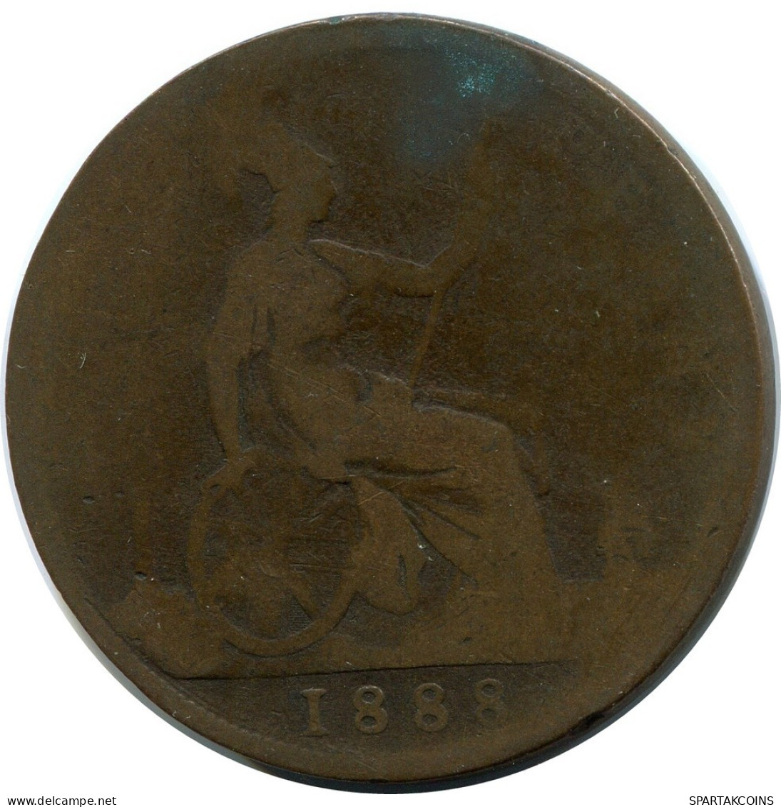 PENNY 1888 UK GRANDE-BRETAGNE GREAT BRITAIN Pièce #AZ780.F.A - D. 1 Penny