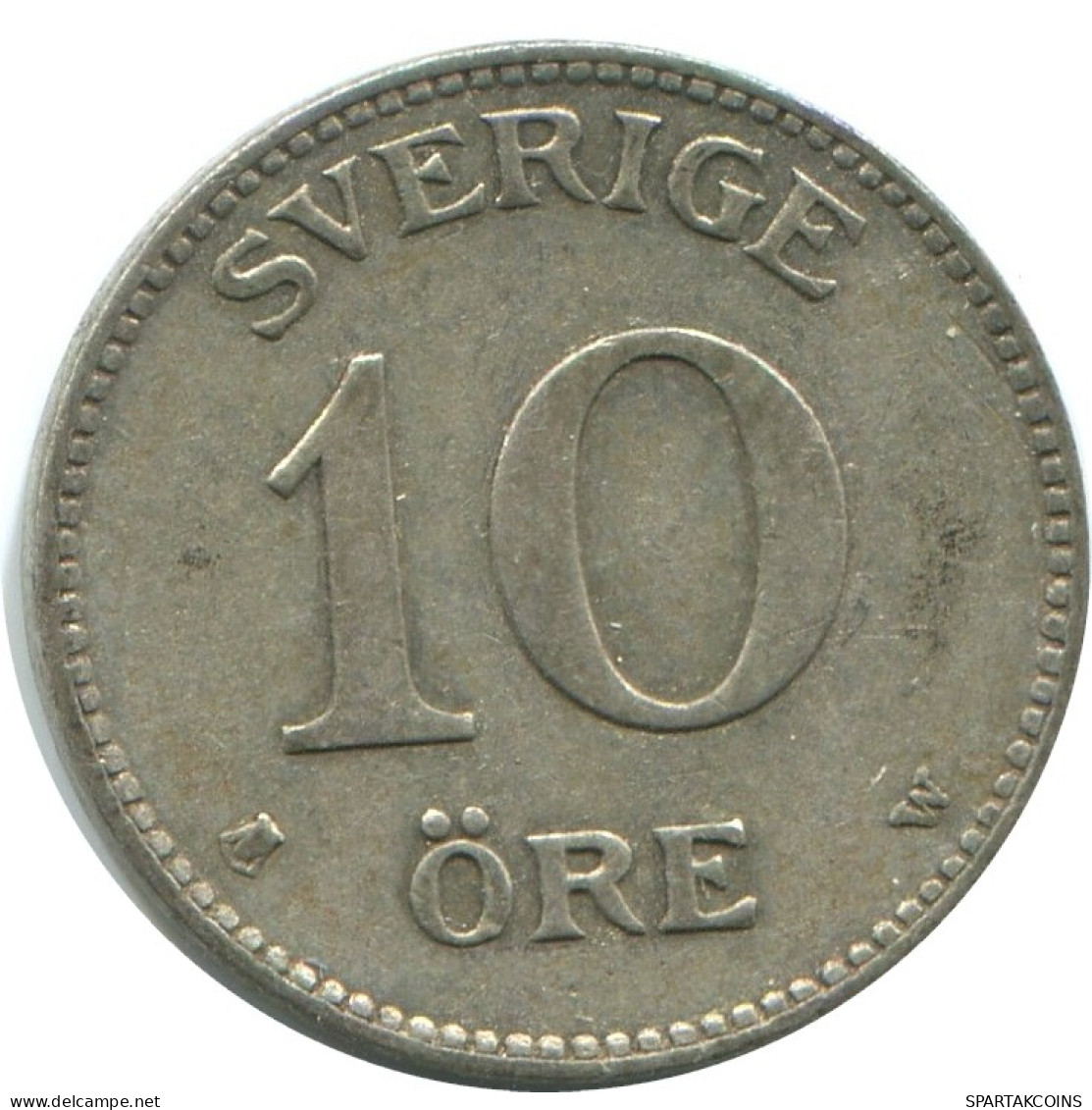 10 ORE 1911 SUÈDE SWEDEN ARGENT Pièce #AD082.2.F.A - Suecia
