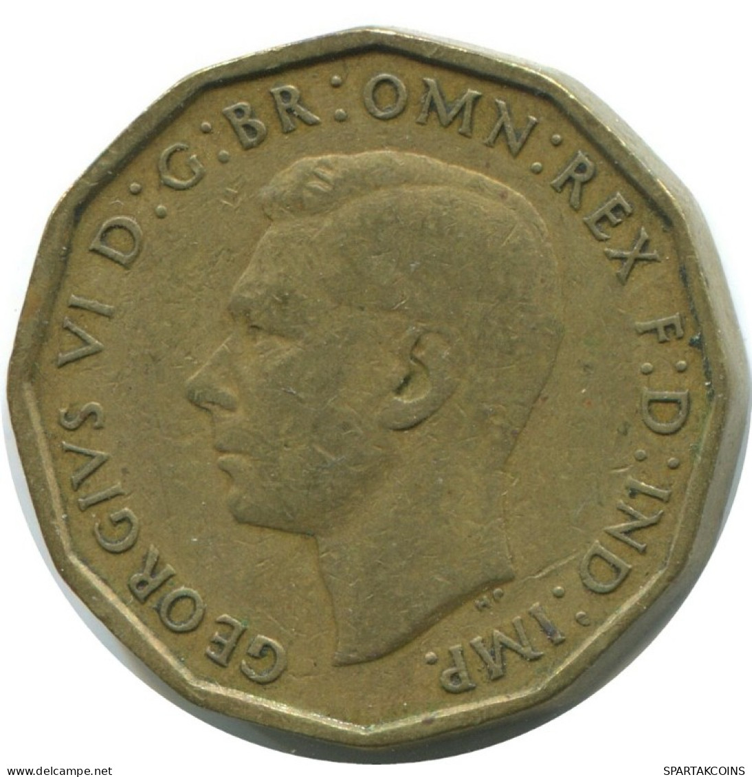 THREEPENCE 1948 UK GBAN BRETAÑA GREAT BRITAIN Moneda #AG923.1.E.A - F. 3 Pence