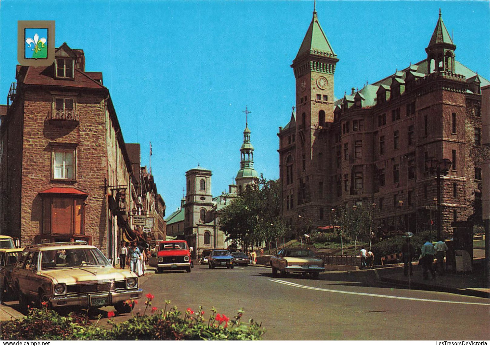 CANADA - Quebec - La Côte De La Fabrique - The City Hall And Côte De La Fabrique - Carte Postale - Autres & Non Classés