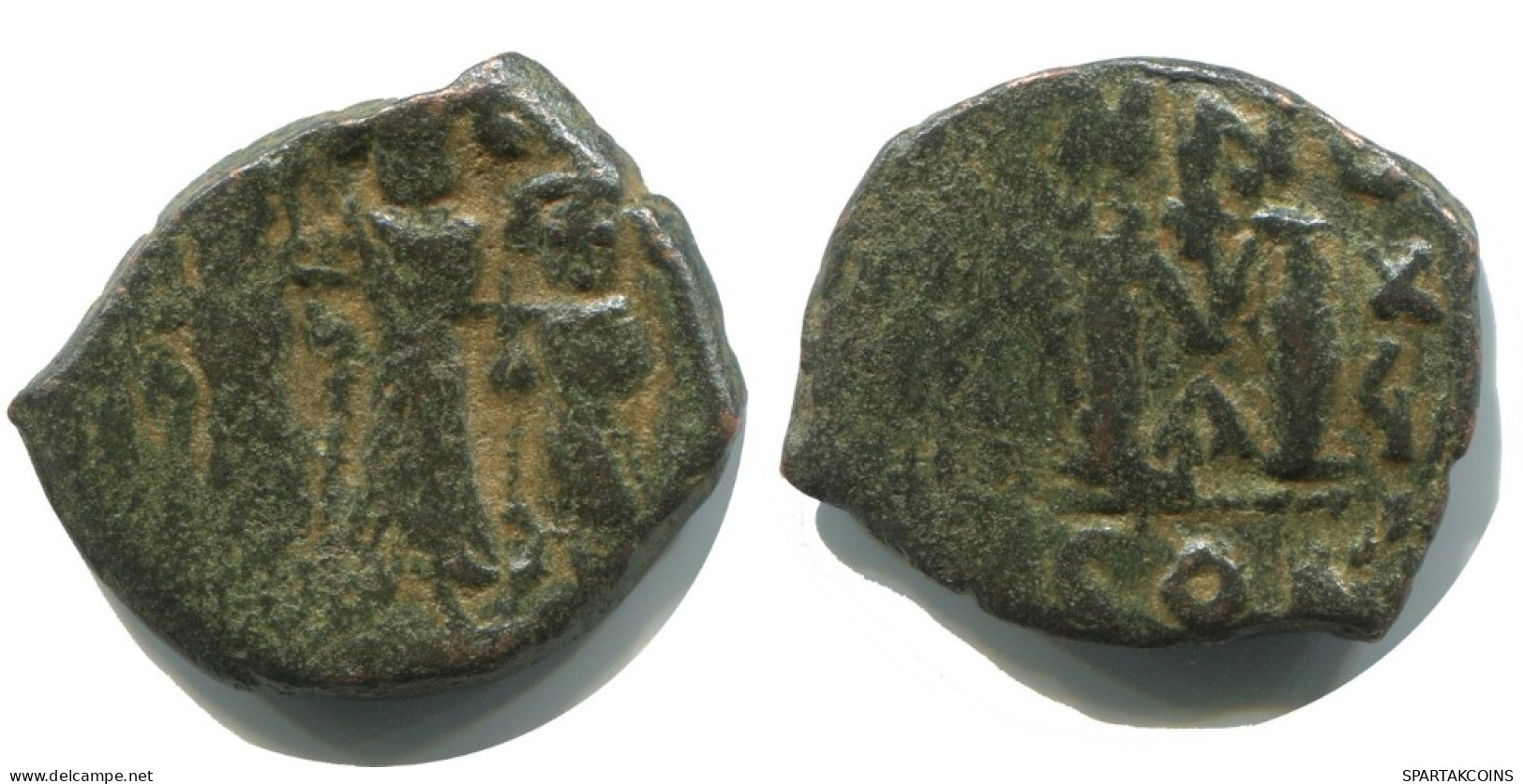 HERACLIUS FOLLIS GENUINE ANTIKE BYZANTINISCHE Münze  5.8g/23mm #AB369.9.D.A - Bizantine