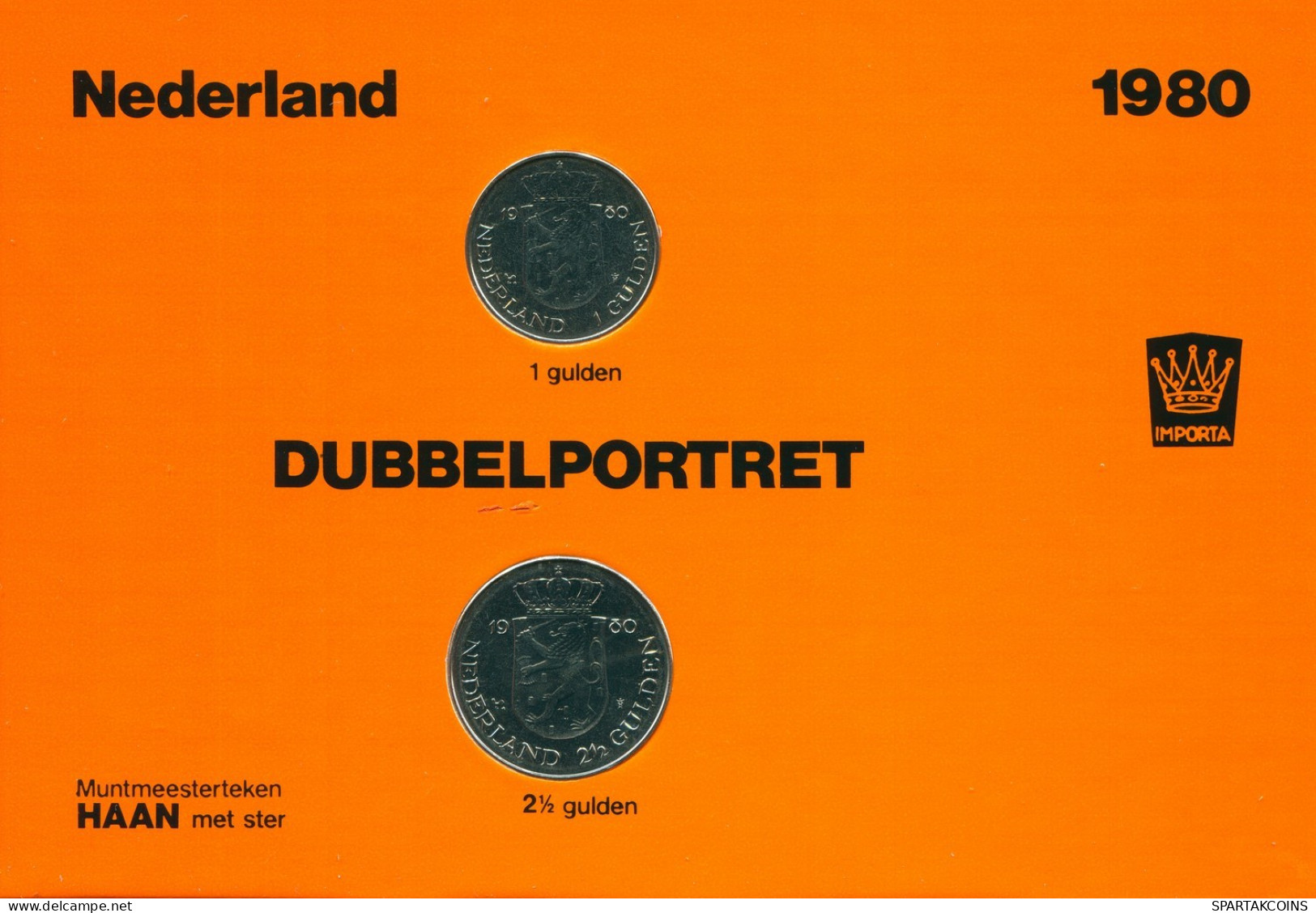 NIEDERLANDE NETHERLANDS 1980 MINT SET 2 Münze #SET1019.7.D.A - Mint Sets & Proof Sets