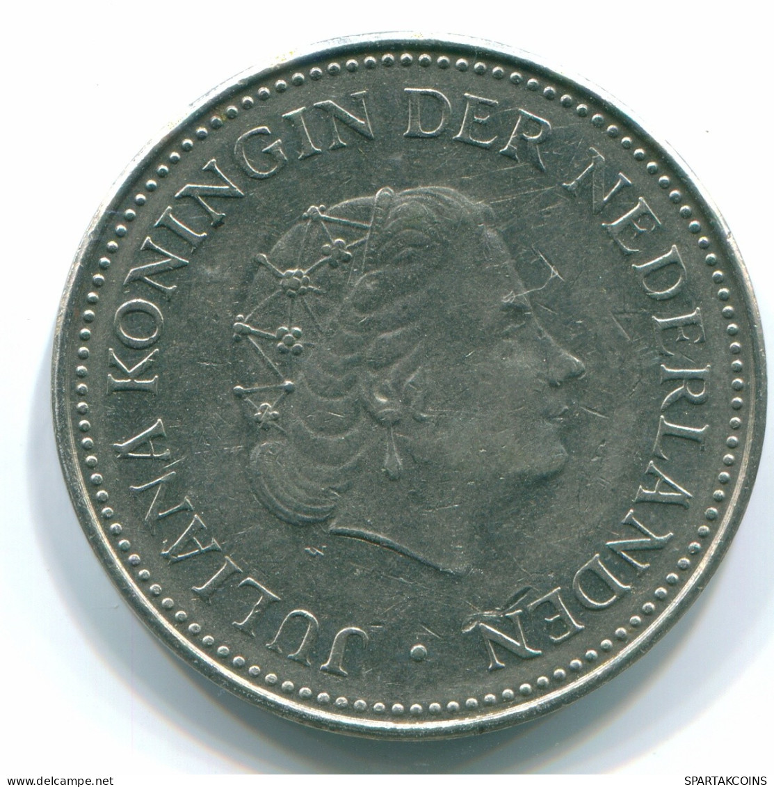 1 GULDEN 1971 NETHERLANDS ANTILLES Nickel Colonial Coin #S11947.U.A - Nederlandse Antillen