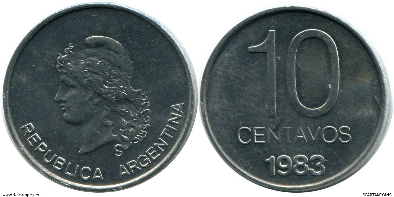 10 CENTAVOS 1983 ARGENTINA Coin UNC #M10337.U.A - Argentine