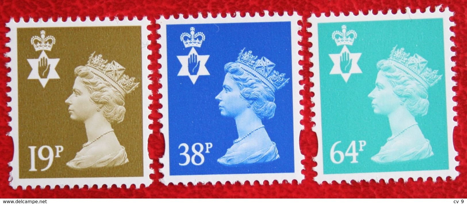 19p 38p 64p Value MACHIN Northern IRELAND (Mi 75-77) 1999 POSTFRIS MNH ** ENGLAND GRANDE-BRETAGNE GB GREAT BRITAIN - Nordirland