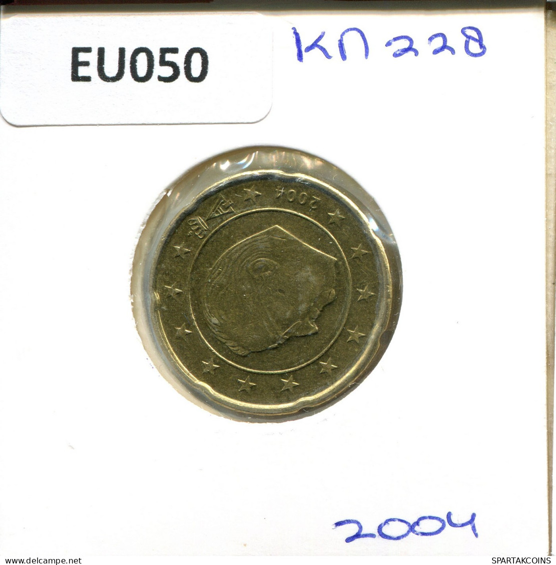 20 EURO CENTS 2004 BELGIQUE BELGIUM Pièce #EU050.F.A - Bélgica
