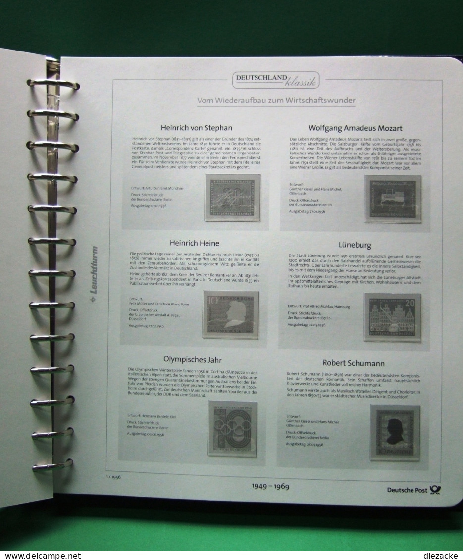 DP Deutschland Klassik Binder/Kassette/Vordruck Bund 2007-2011 Neuwertig (6055 - Pre-printed Pages