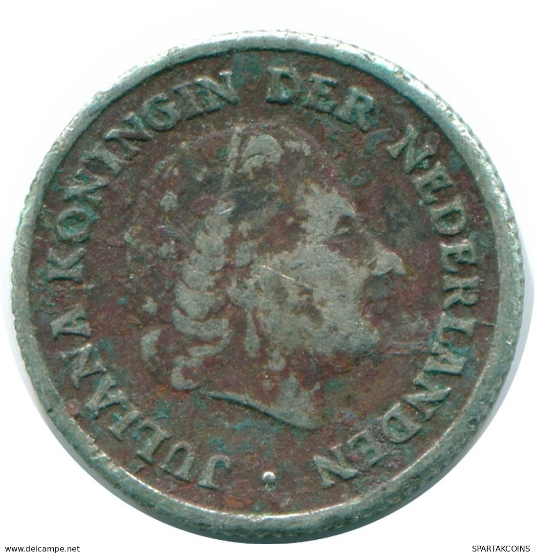 1/10 GULDEN 1954 NETHERLANDS ANTILLES SILVER Colonial Coin #NL12069.3.U.A - Nederlandse Antillen