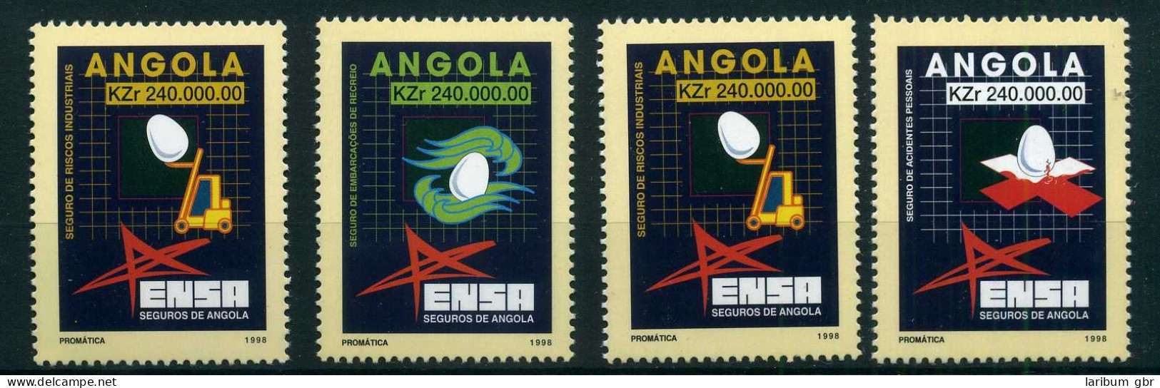 Angola 1162-1165 Postfrisch Ensa #IN547 - Angola