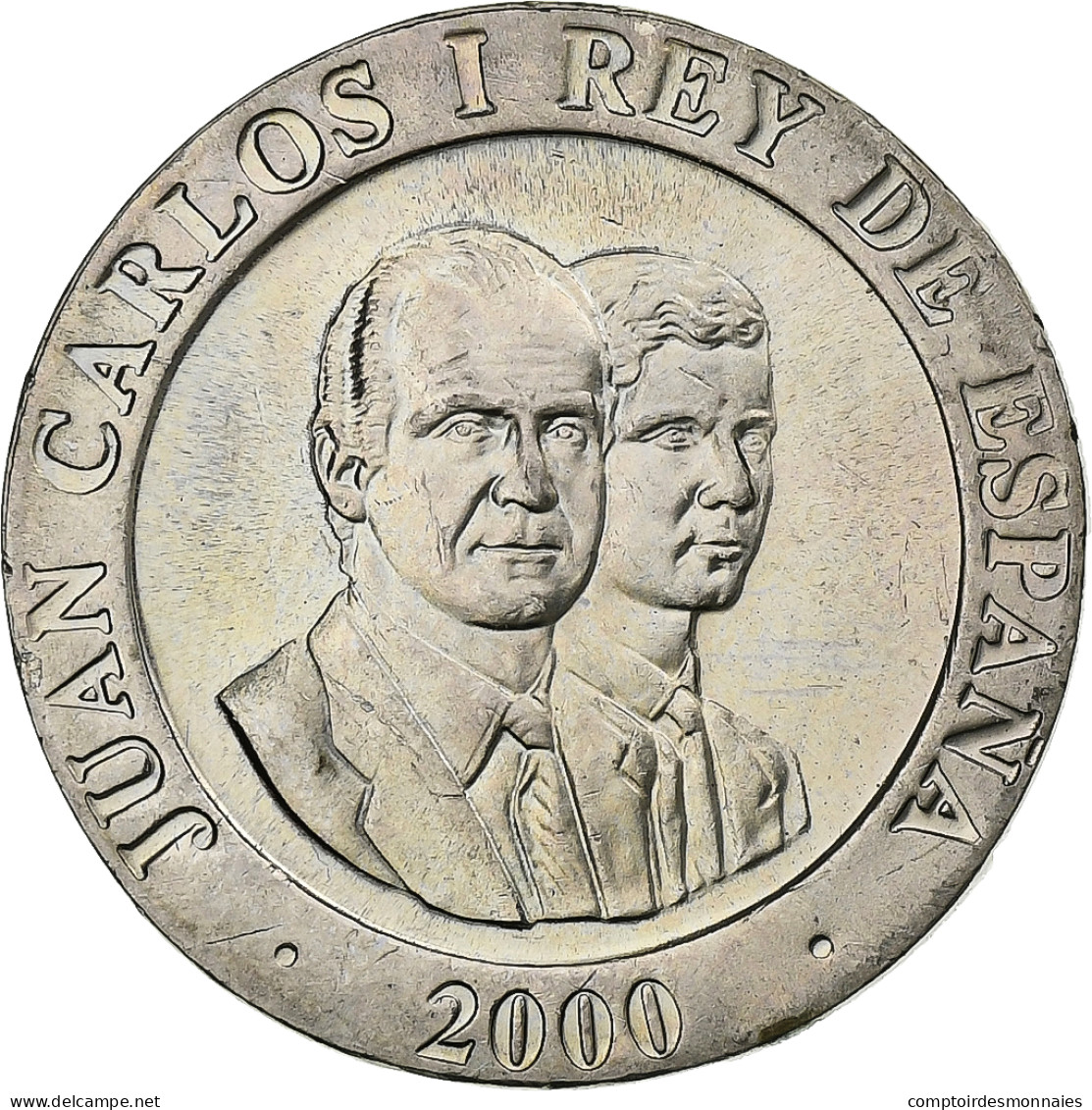 Espagne, Juan Carlos I, 200 Pesetas, 2000, Cupro-nickel, SUP, KM:992 - 200 Peseta