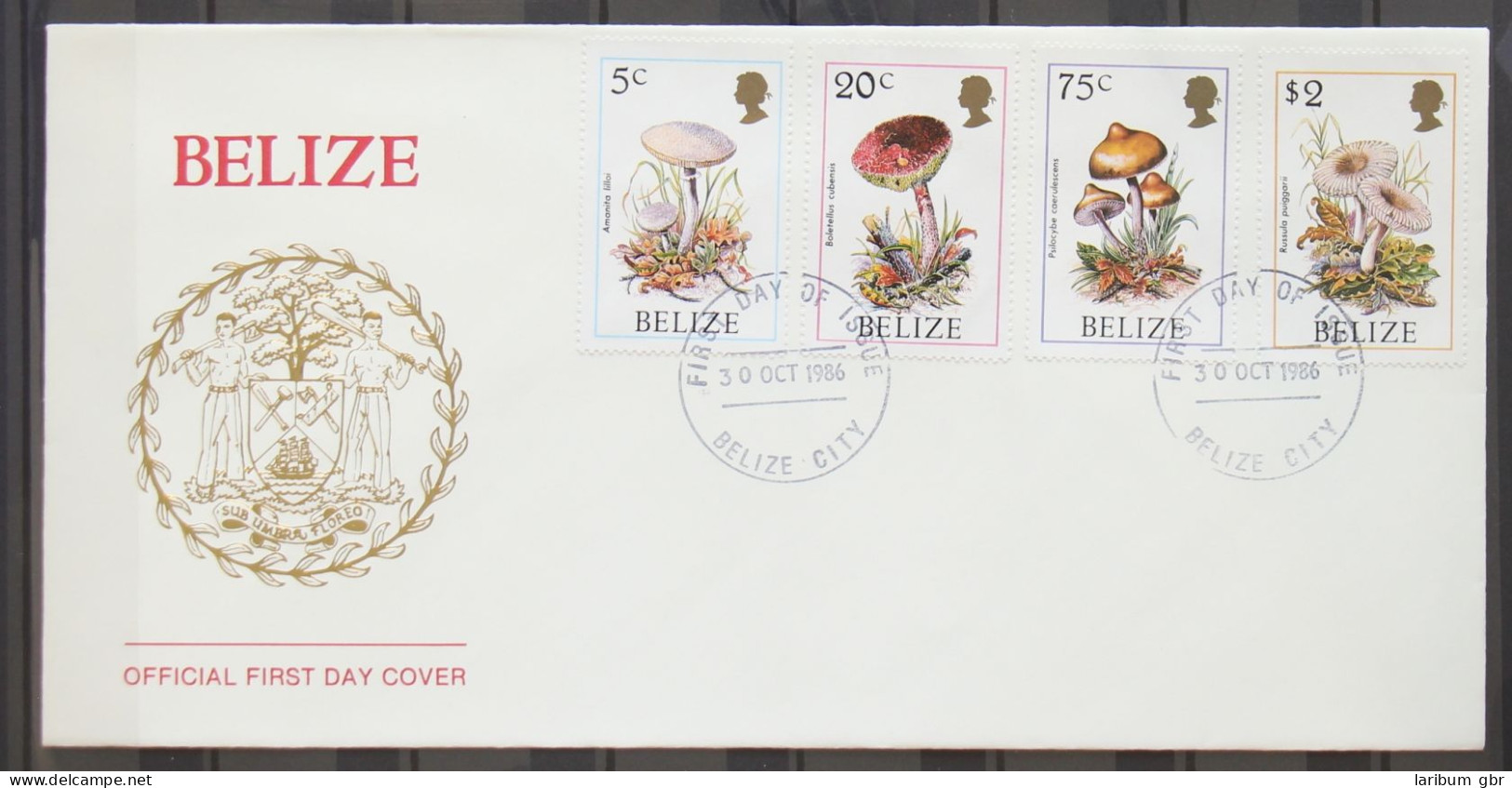 Belize 930-933 Gestempelt Als FDC / Pilze #GC400 - Belice (1973-...)