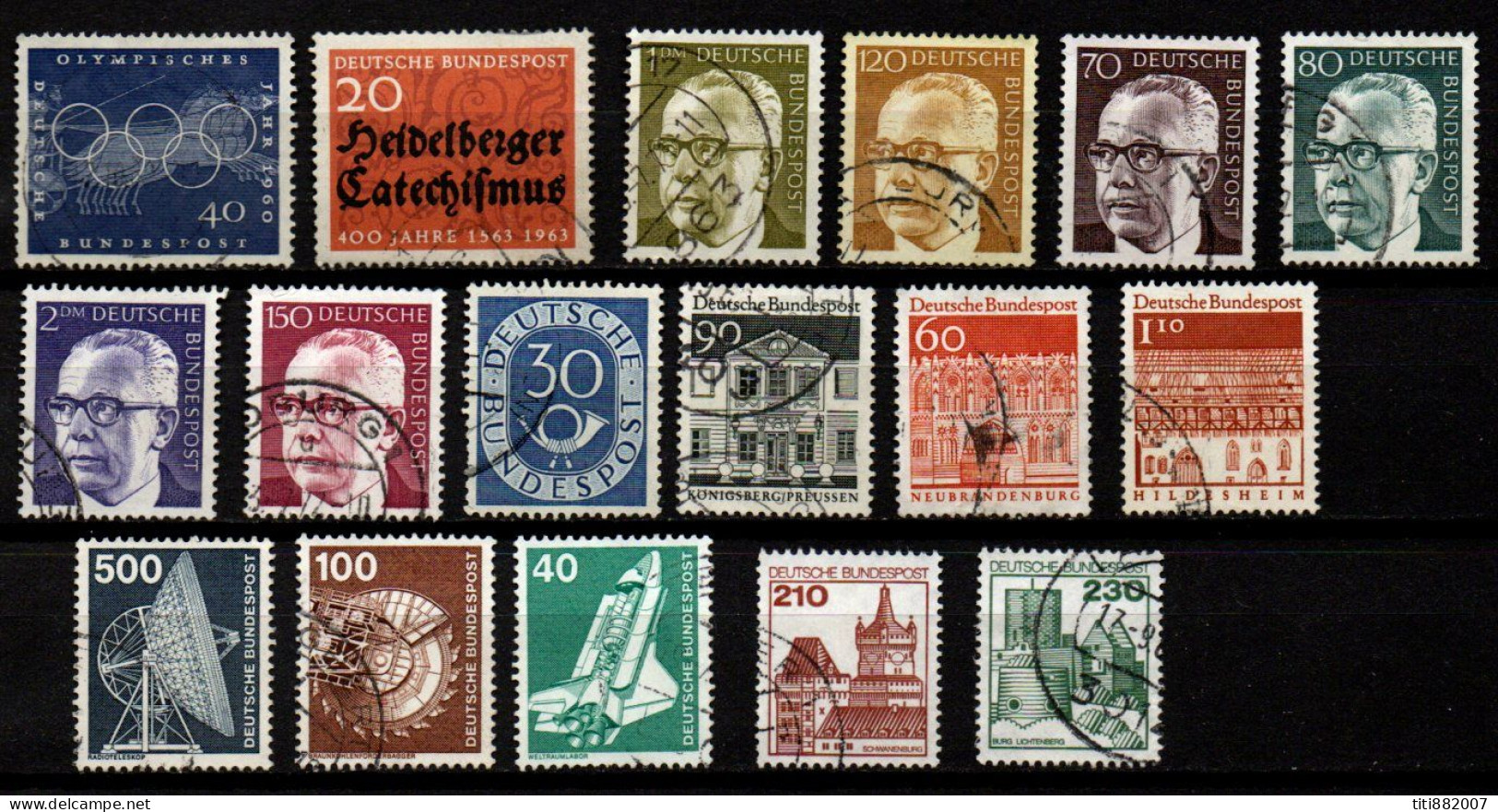 ALLEMAGNE  /  DEUTSCHLAND   -  Petit  Lot  D Oblitérés.. - Collections