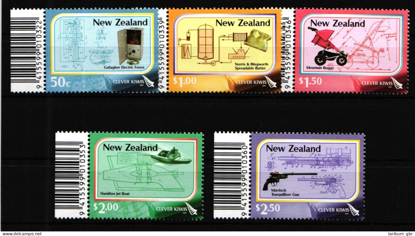 Neuseeland 2446-2450 Postfrisch #HV750 - Sonstige & Ohne Zuordnung