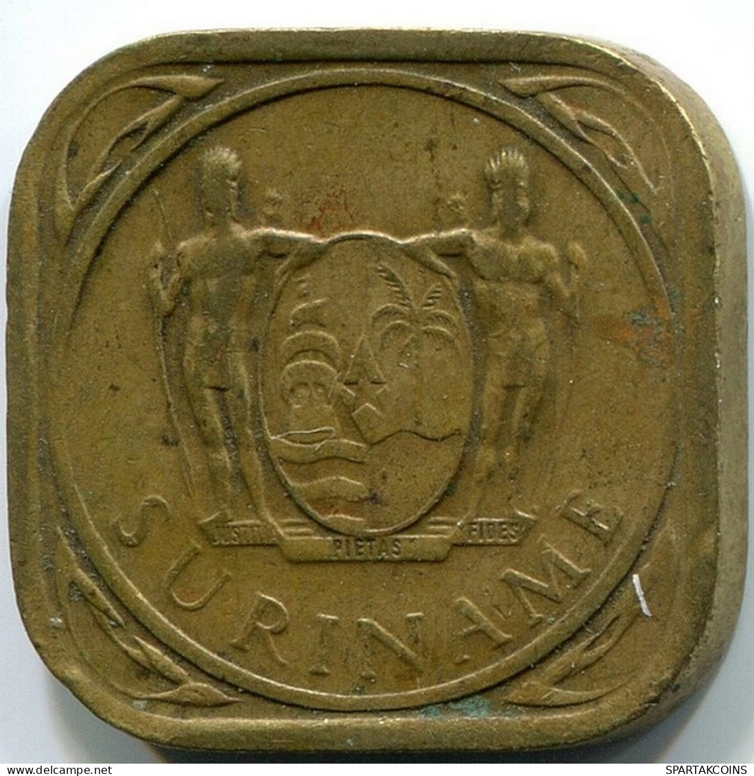 5 CENTS 1966 SURINAME Coin #AR200.U.A - Surinam 1975 - ...