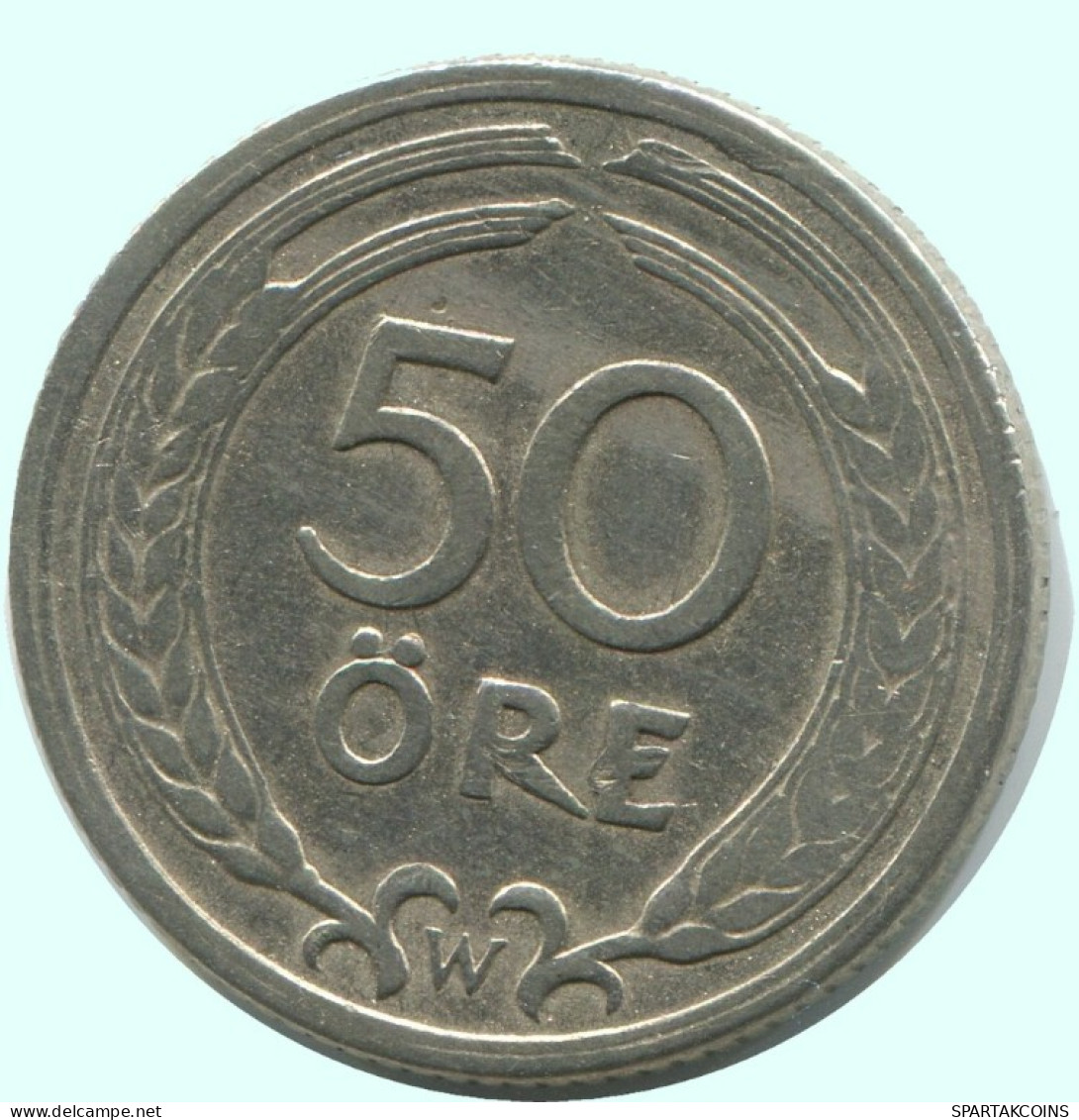 50 ORE 1921 W SWEDEN Coin RARE #AC700.2.U.A - Suède