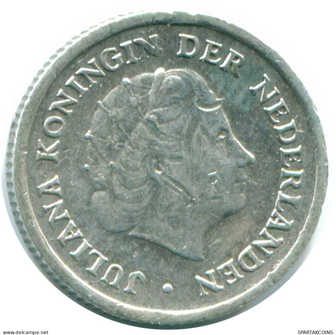 1/10 GULDEN 1959 NETHERLANDS ANTILLES SILVER Colonial Coin #NL12197.3.U.A - Antille Olandesi