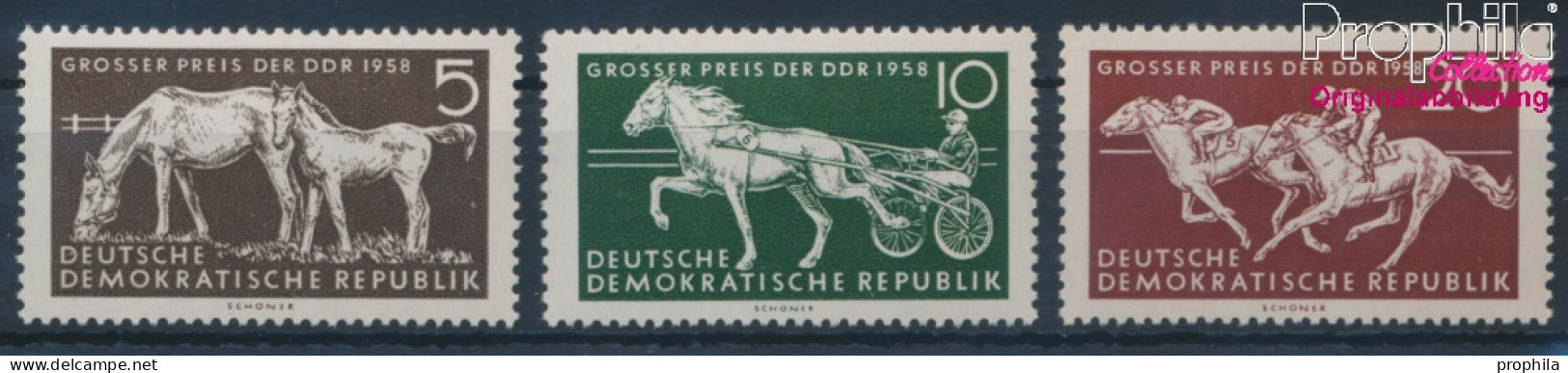 DDR 640-642 (kompl.Ausg.) Postfrisch 1958 Reitsport (10393718 - Ungebraucht