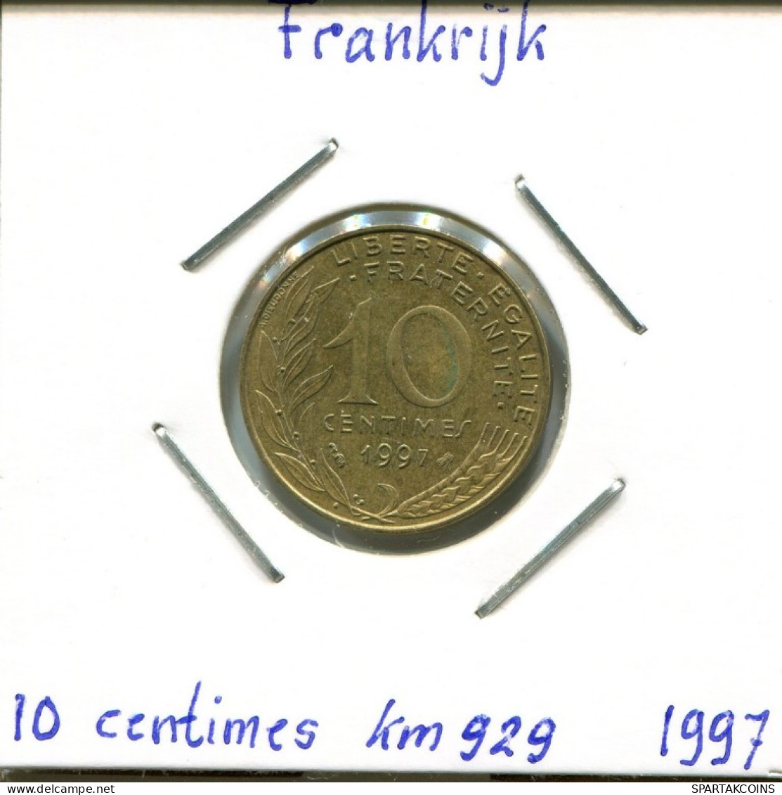 10 CENTIMES 1997 FRANCE Pièce Française #AM151.F.A - 10 Centimes