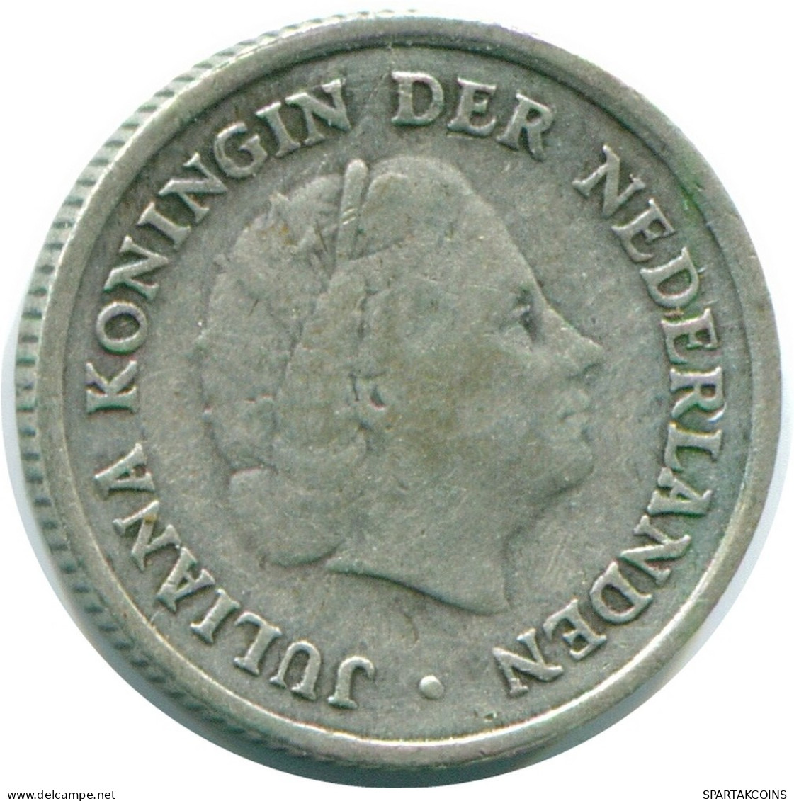 1/10 GULDEN 1959 NETHERLANDS ANTILLES SILVER Colonial Coin #NL12209.3.U.A - Antille Olandesi