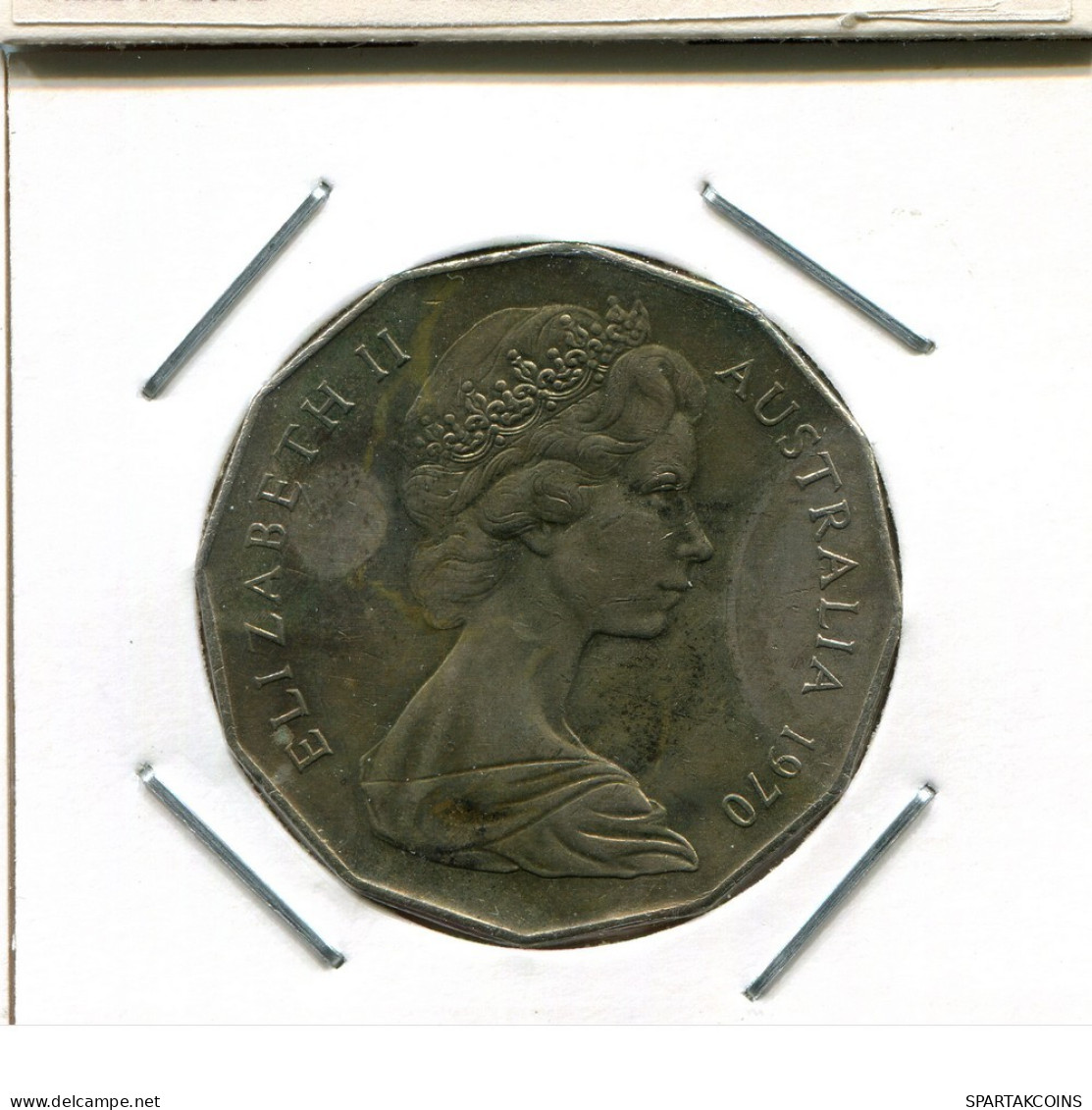 50 CENTS 1970 AUSTRALIA Coin #AS254.U.A - 50 Cents