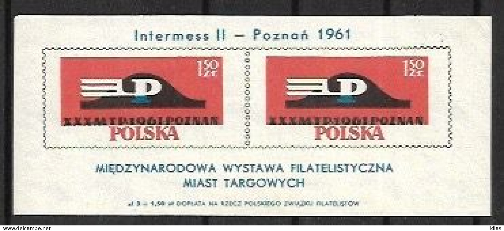 POLAND 1961 30th Poznan Fair MNH - Blokken & Velletjes