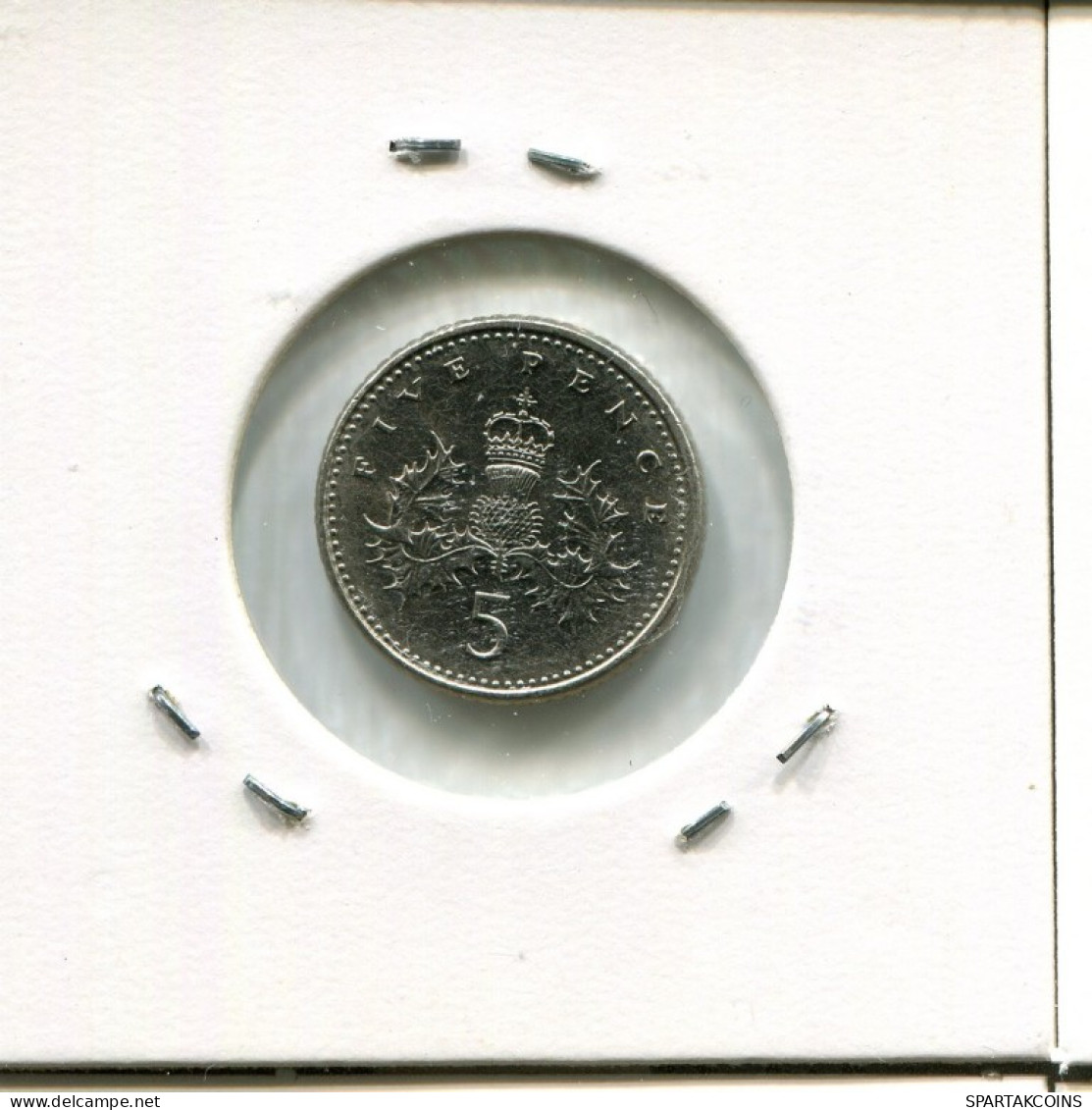 5 PENCE 1990 UK GROßBRITANNIEN GREAT BRITAIN Münze #AN588.D.A - 5 Pence & 5 New Pence