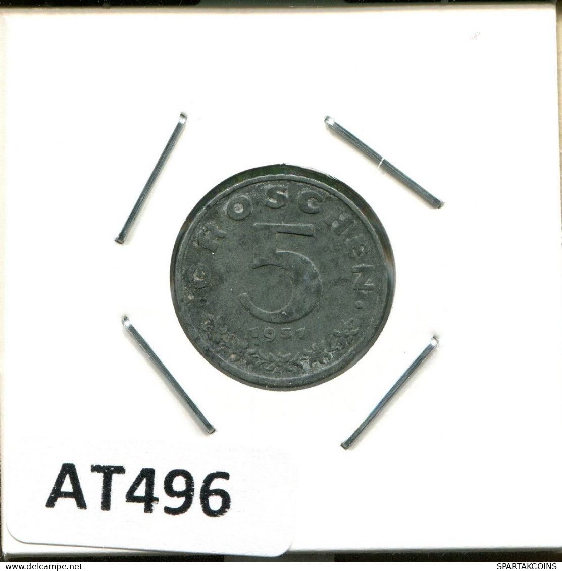 5 GROSCHEN 1951 AUSTRIA Moneda #AT496.E.A - Oostenrijk