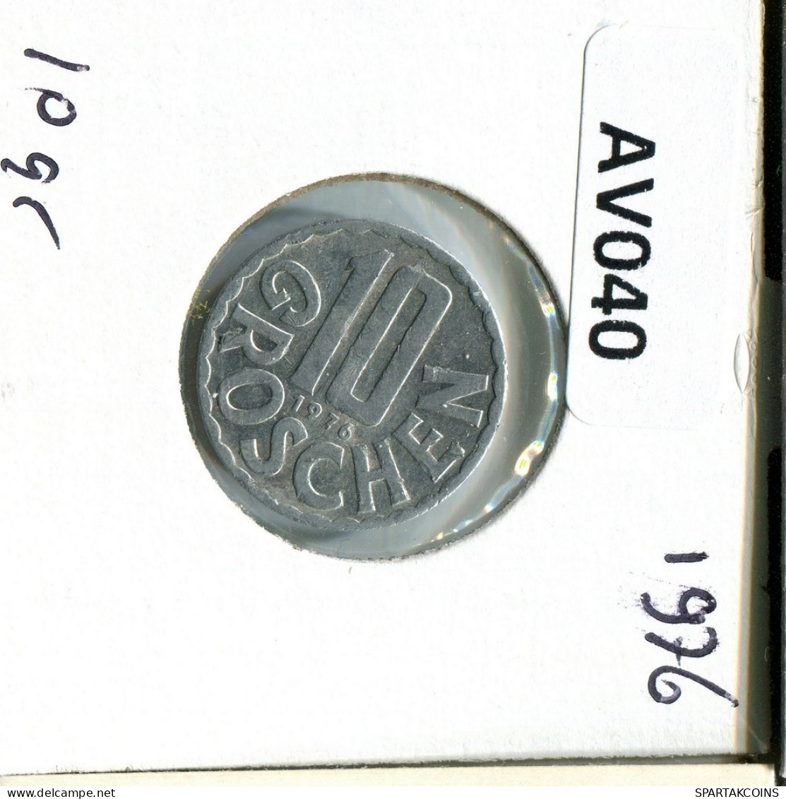 10 GROSCHEN 1976 AUSTRIA Moneda #AV040.E.A - Oostenrijk