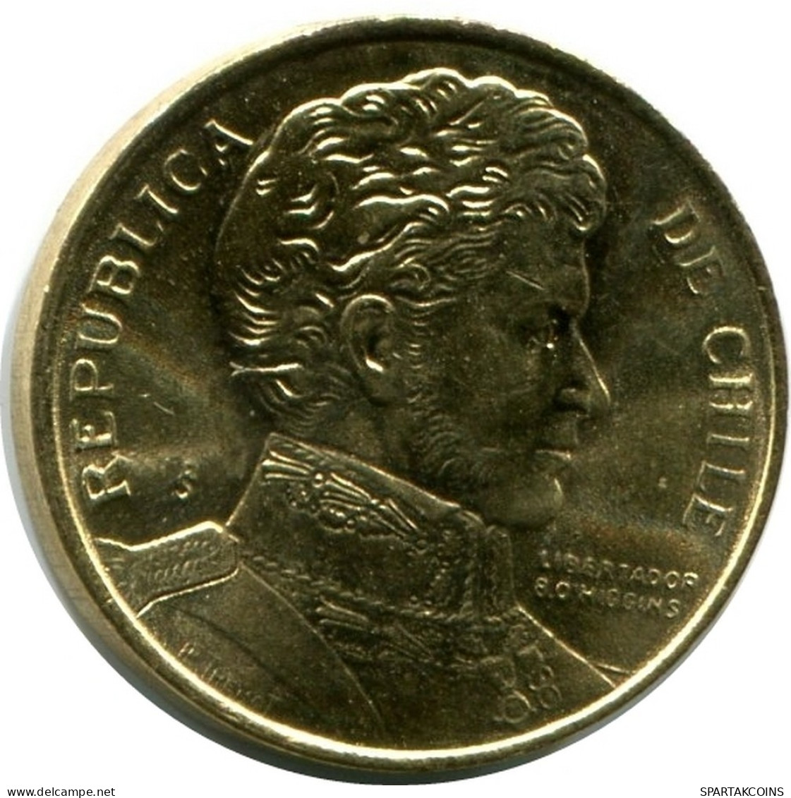 1 PESO 1990 CHILE UNC Coin #M10070.U.A - Chile