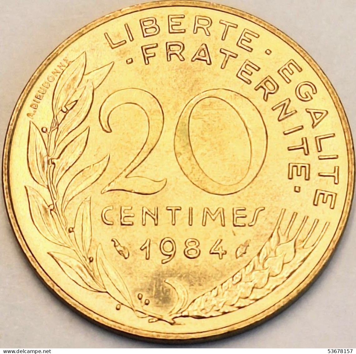 France - 20 Centimes 1984, KM# 930 (#4270) - 20 Centimes