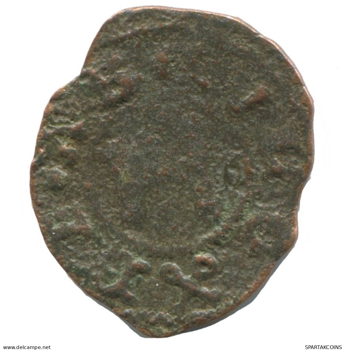 CRUSADER CROSS Authentic Original MEDIEVAL EUROPEAN Coin 0.3g/14mm #AC191.8.E.A - Autres – Europe