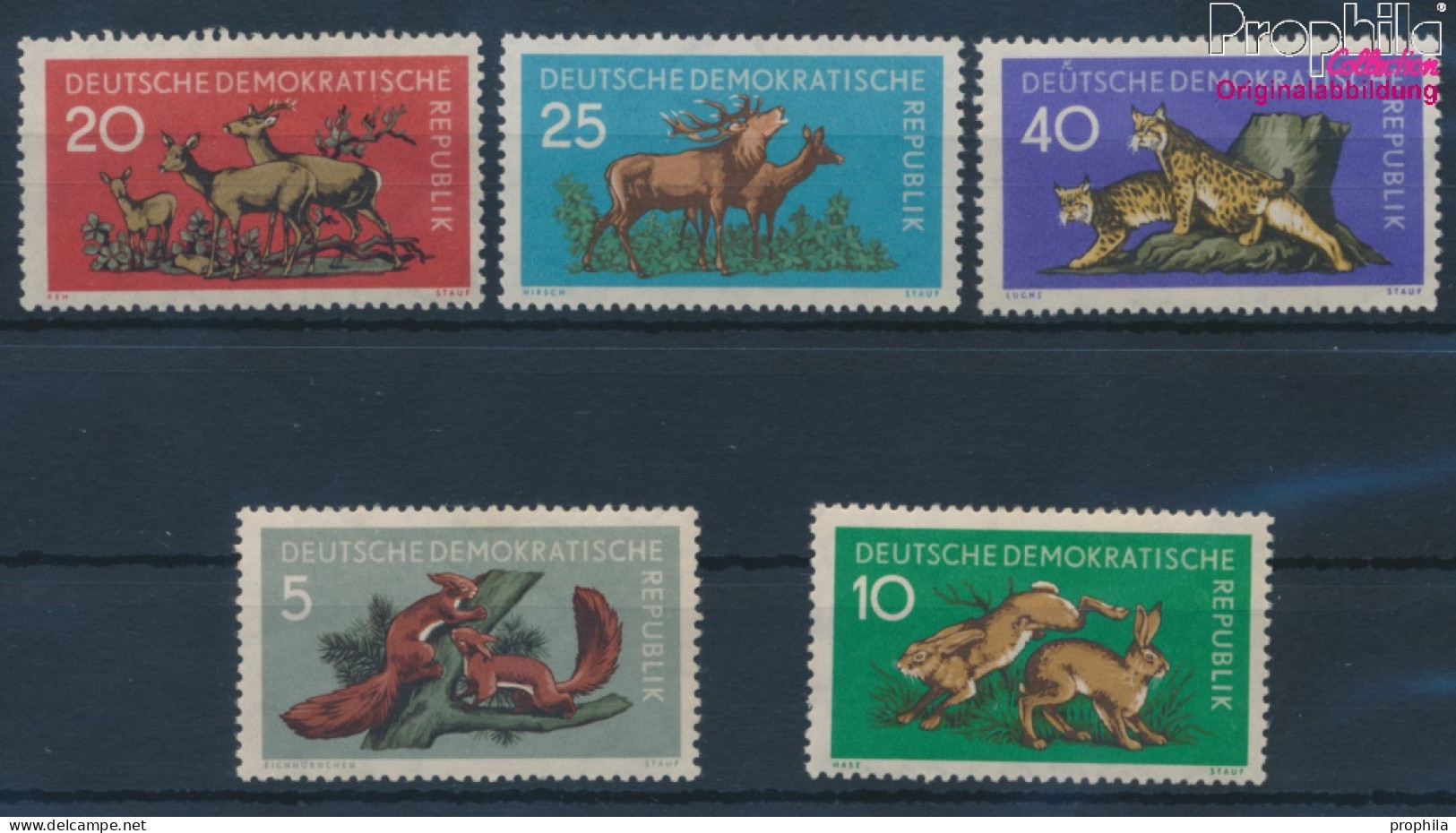 DDR 737-741 (kompl.Ausg.) Postfrisch 1959 Waldtiere (10393660 - Ungebraucht