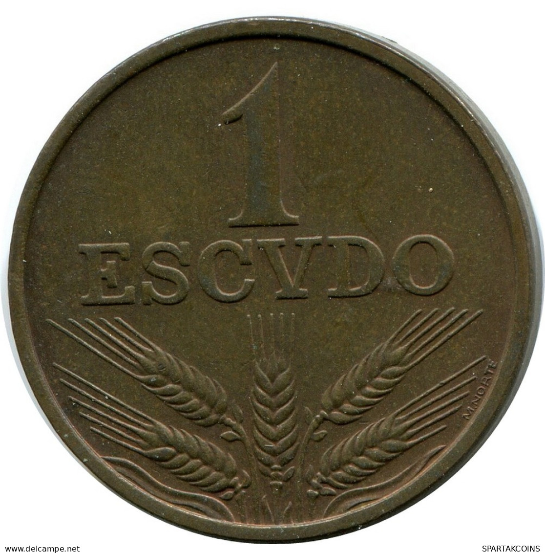 1 ESCUDO 1971 PORTUGAL Coin #BA140.U.A - Portugal