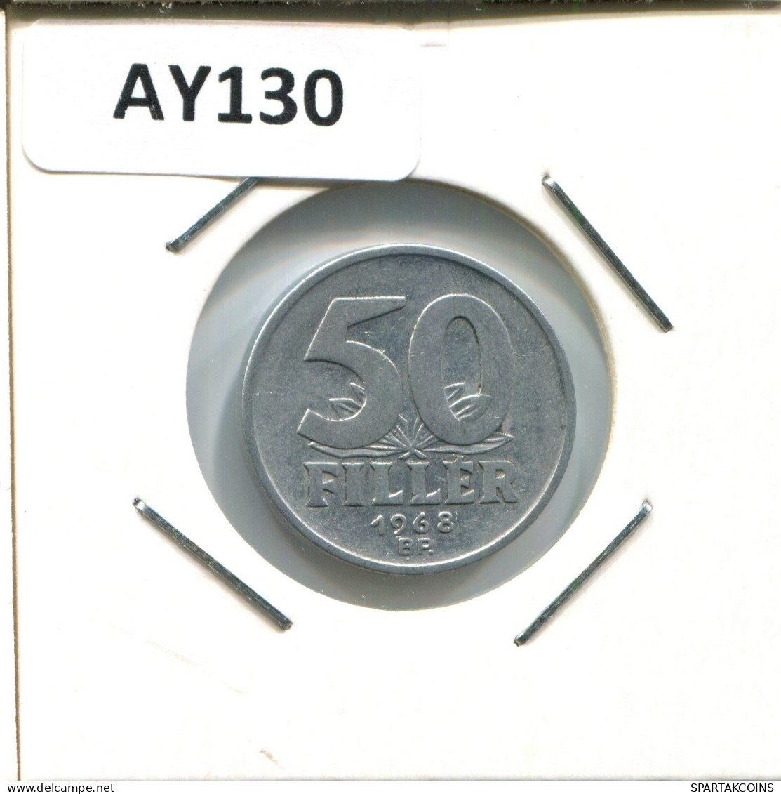 50 FILLER 1968 HUNGRÍA HUNGARY Moneda #AY130.2.E.A - Hongrie