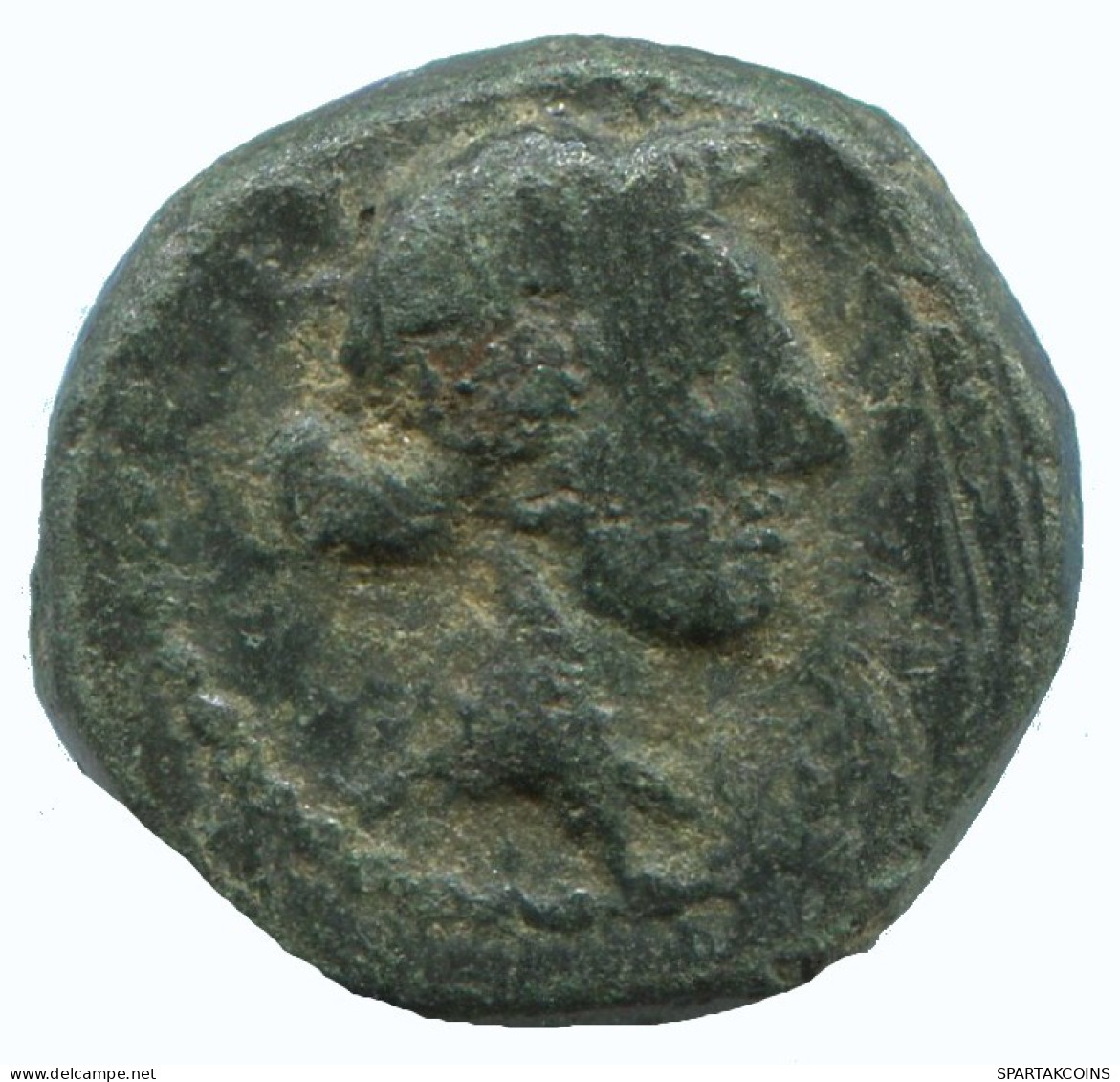 WREATH Authentic Original Ancient GREEK Coin 3g/15mm #NNN1442.9.U.A - Greek