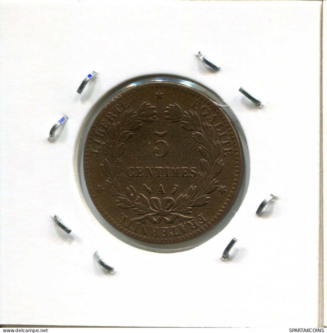 5 CENTIMES 1889 A FRANKREICH FRANCE Französisch Münze #AM003.D.A - 5 Centimes