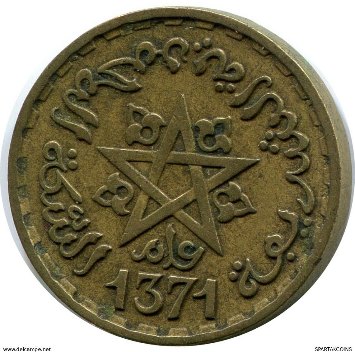 10 FRANCS 1952 MARRUECOS MOROCCO Moneda #AP246.E.A - Marocco