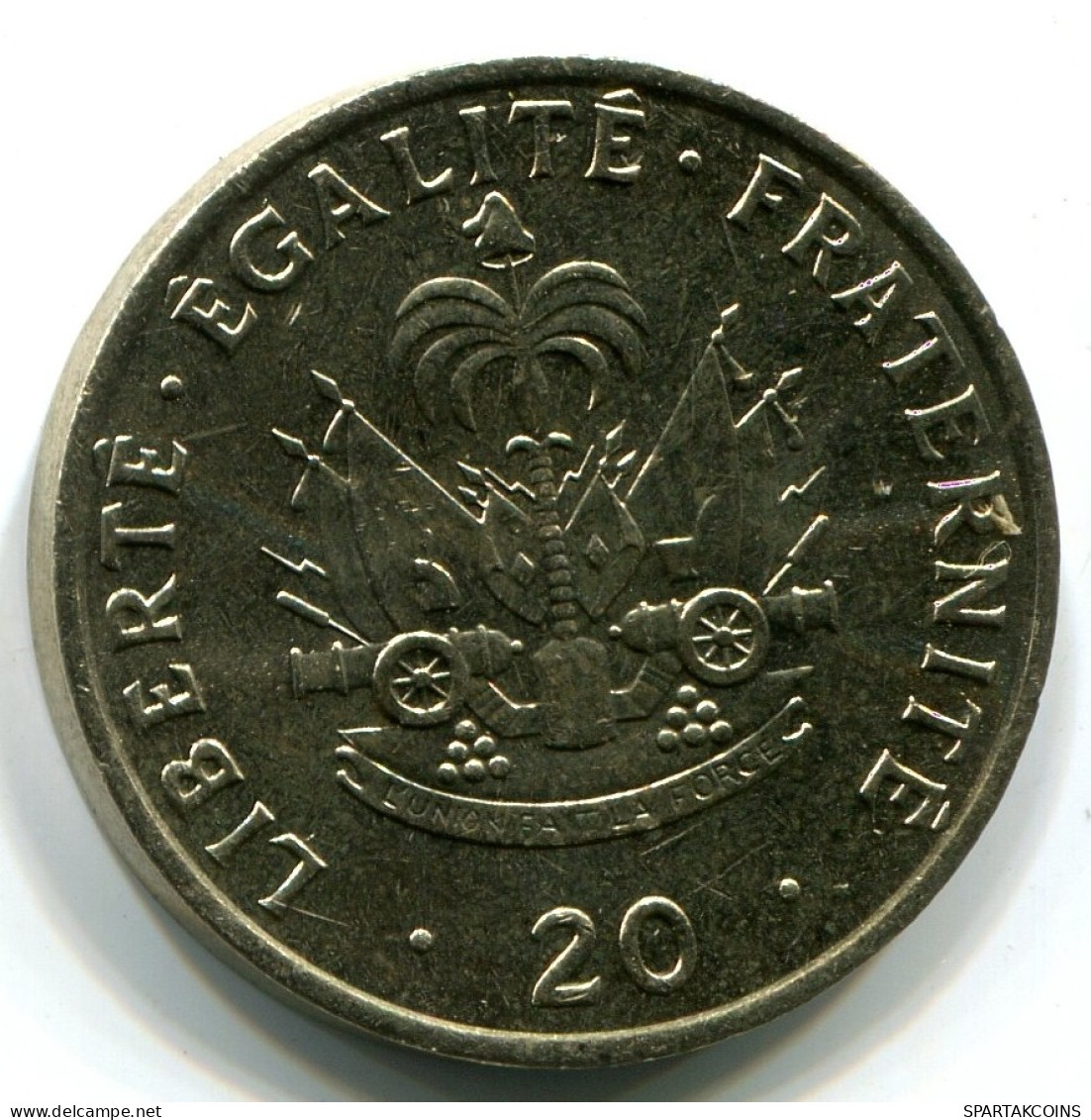 20 CENTIMES 1991 HAITI UNC Coin #W11005.U.A - Haití