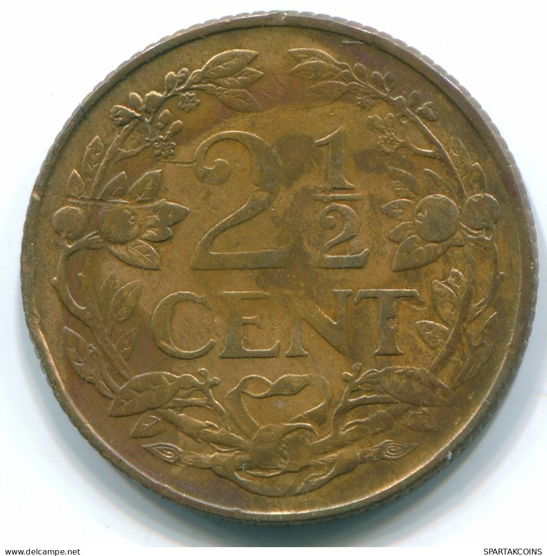 2 1/2 CENT 1965 CURACAO NEERLANDÉS NETHERLANDS Bronze Colonial Moneda #S10236.E.A - Curaçao