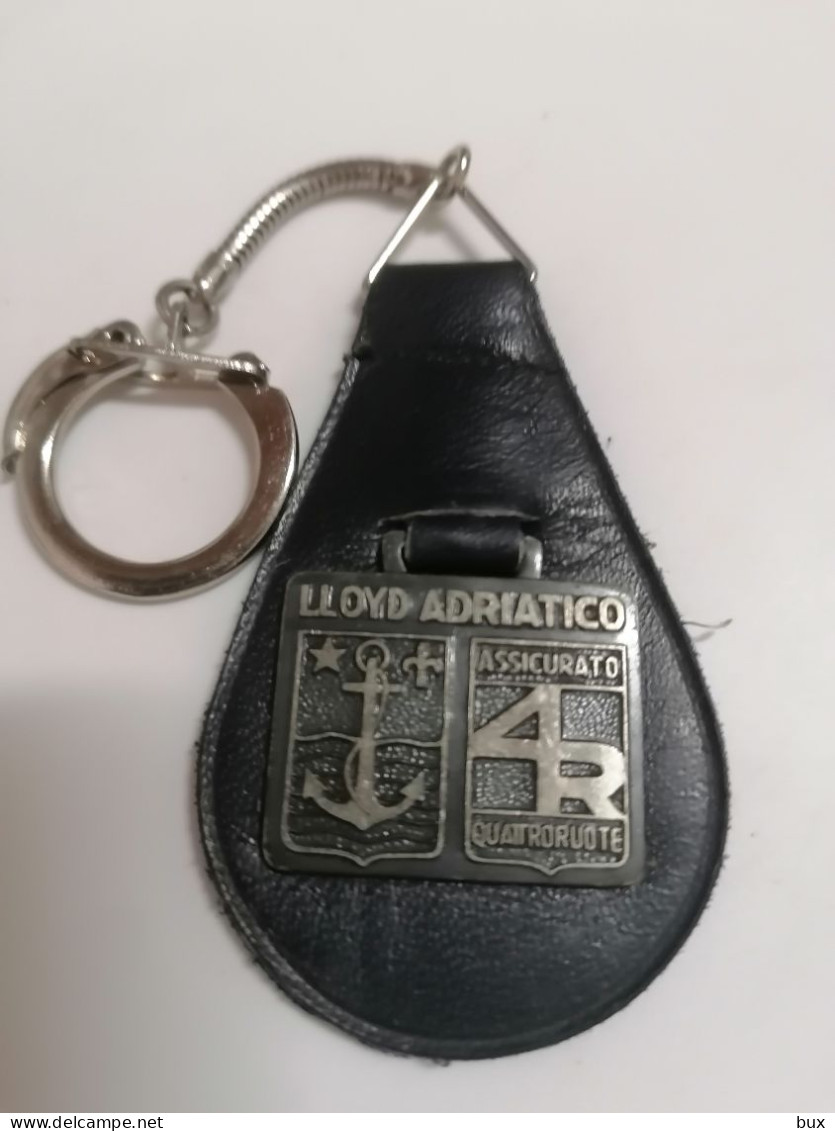 LLODY ADRIATICO 4 QUATTRO RUOTE ASSICURAZIONE AUTO CAR  PUBBLICITA KEYRING PORTACHIAVI  PORTE-CLEFS - Key-rings